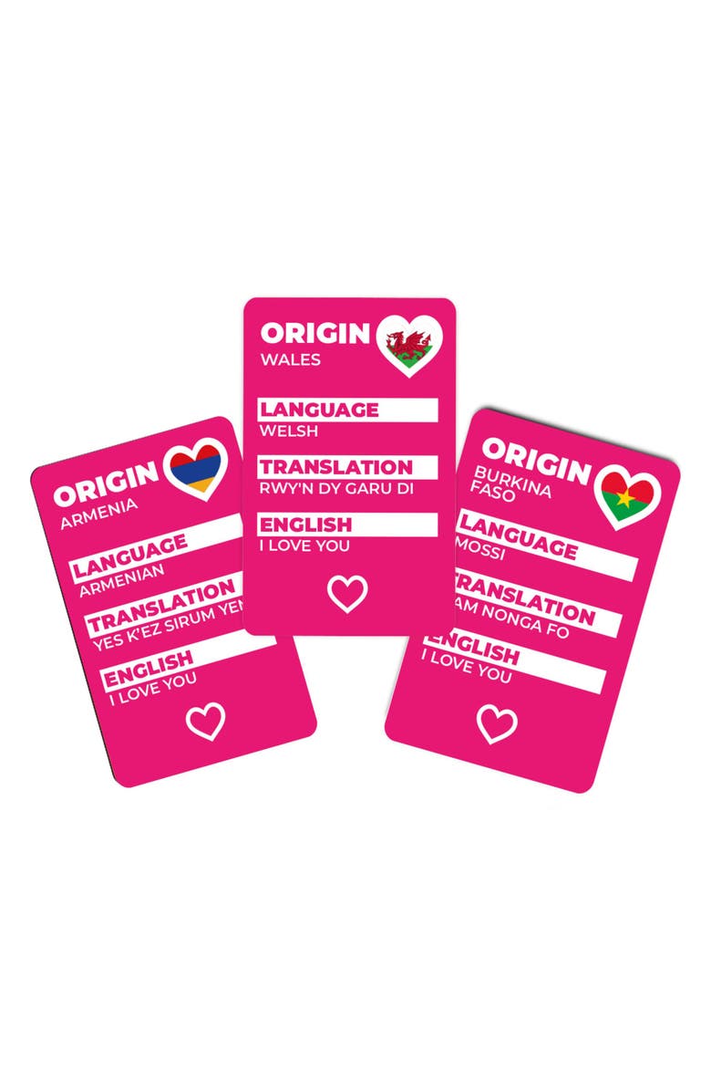 GIFT REPUBLIC How To Say I Love You Around The World, Alternate, color,