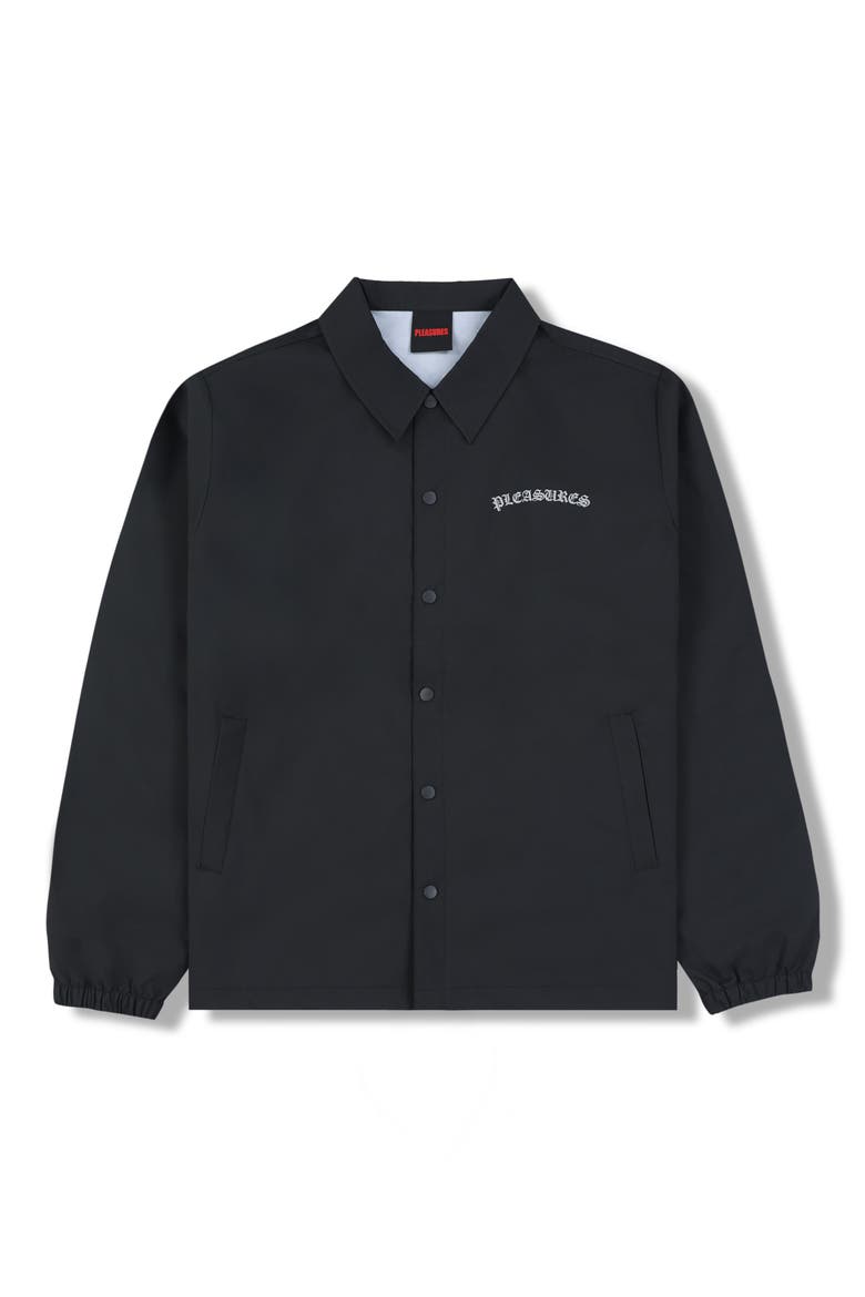 Neural Logo Graphic Coach's Jacket, Alternate, color, BLACK