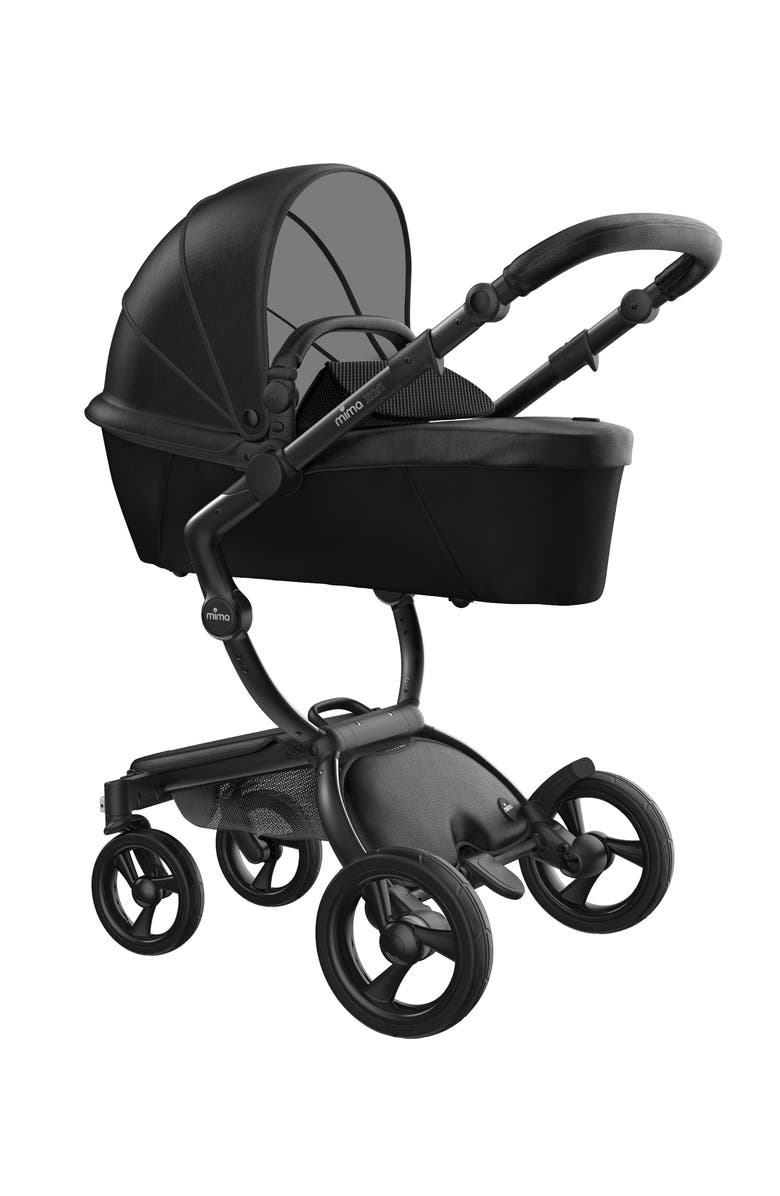 mima Xari 4G Black Chassis Stroller with Reversible Reclining Seat & Carrycot, Alternate, color, 