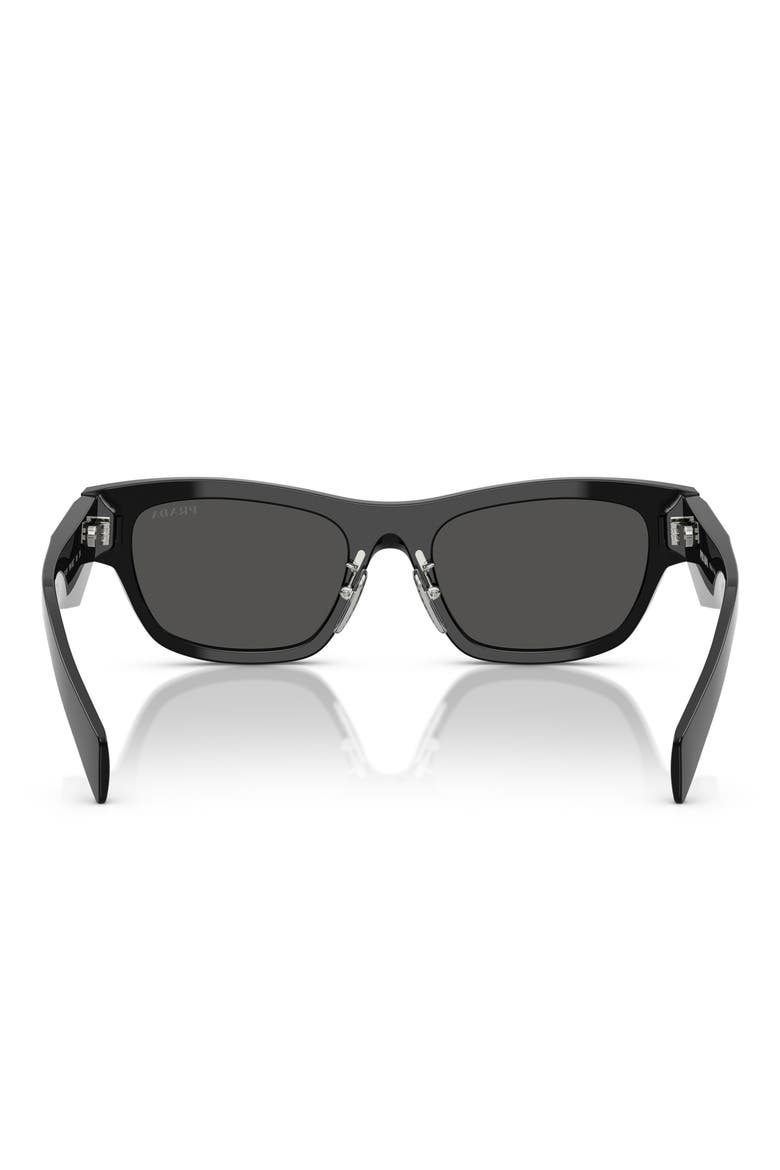 53mm Butterfly Sunglasses, Alternate, color, 16K08Z53 BLACK