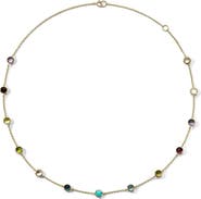 Ippolita Multicolored Gemstone Station Necklace