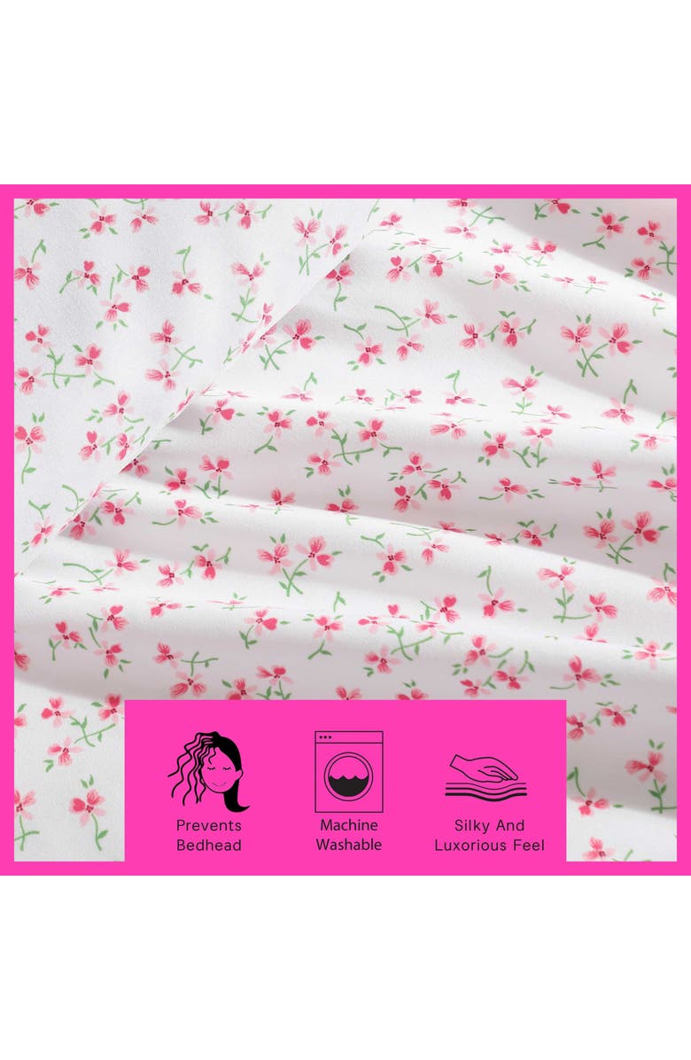 Betsey Johnson Ballet Bows Sheet Set, Alternate, color, Open Lignt Pink