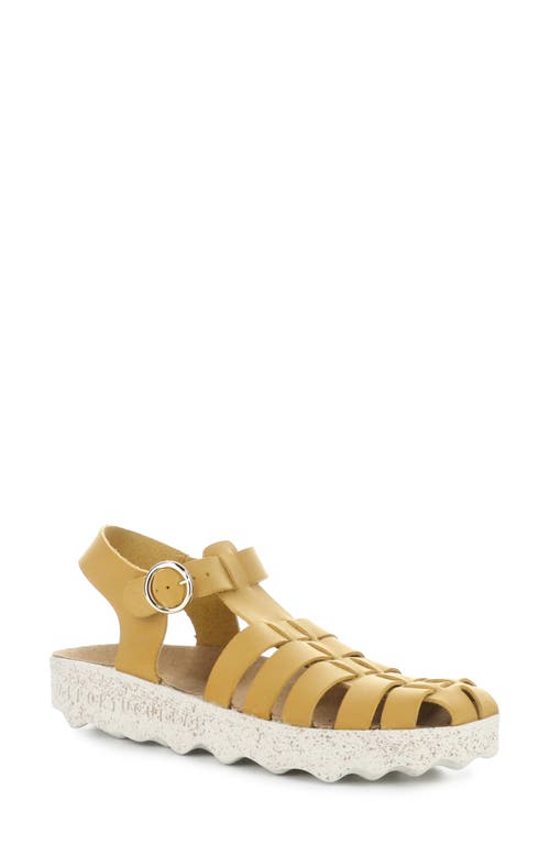 Asportuguesas By Fly London Calix Slingback Fisherman Sandal In Camel