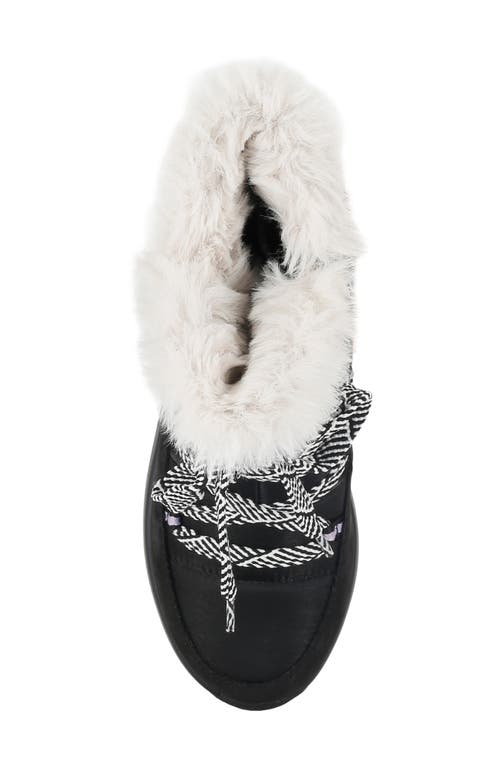 Spyder Camden Faux Fur Trim Waterproof Insulated Boot In Black