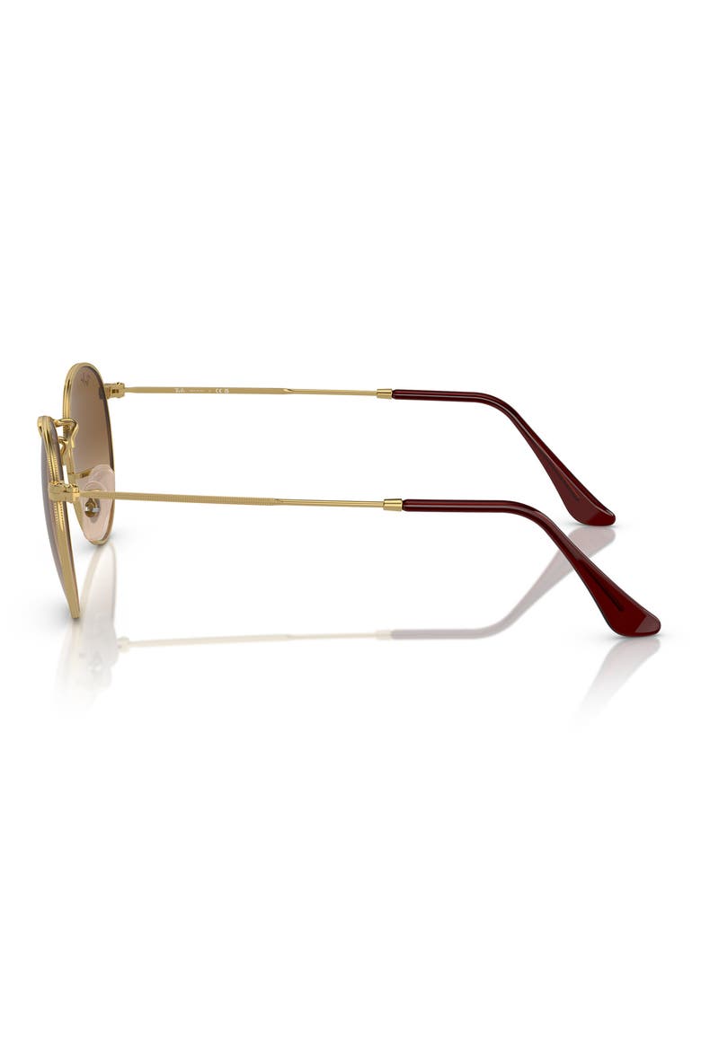 Legend Collection 47mm Round Sunglasses, Alternate, color, BROWN GRADIENT