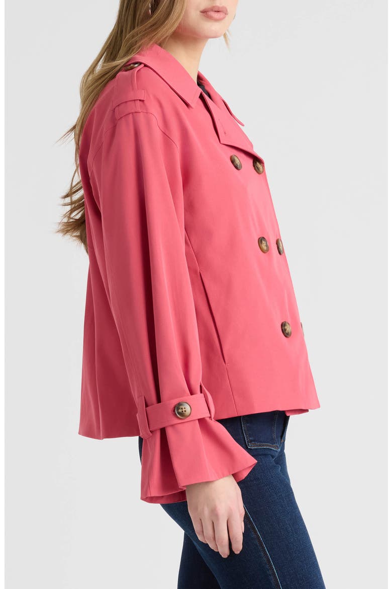 Double Breasted Jacket, Alternate, color, PITAYA RED