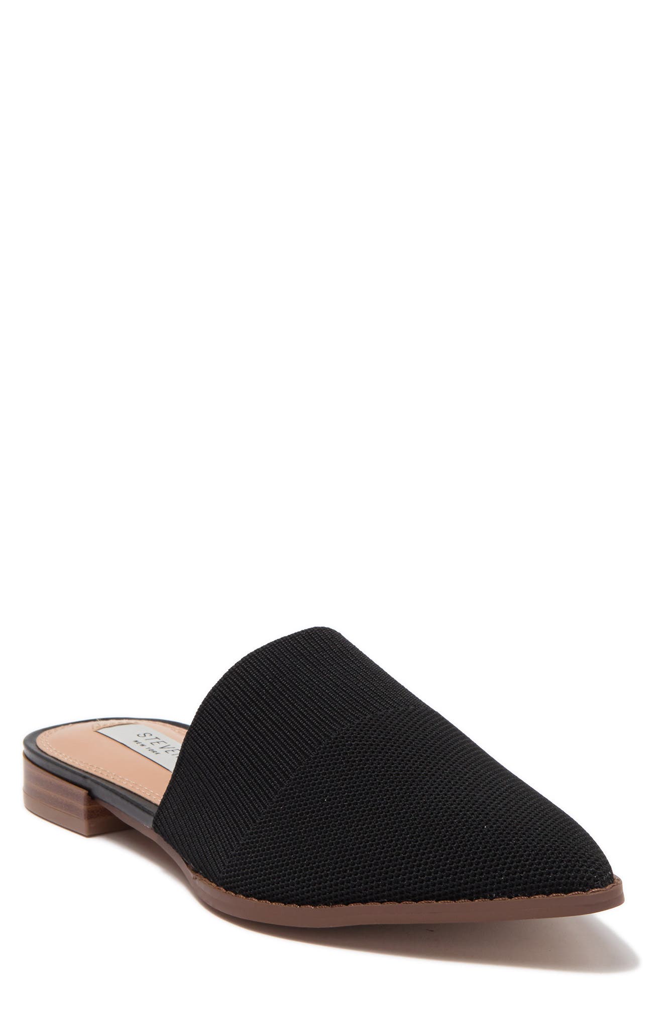 Steven New York Valdez Knit Mule, Main, color, Black