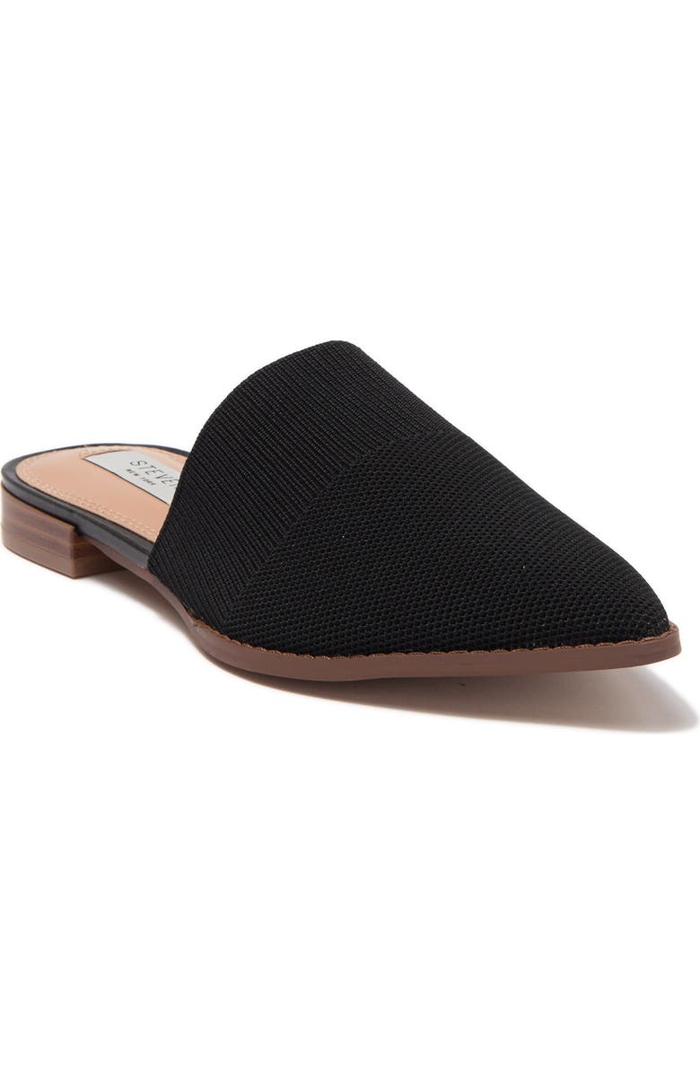 Steven New York Valdez Knit Mule, Main, color, Black
