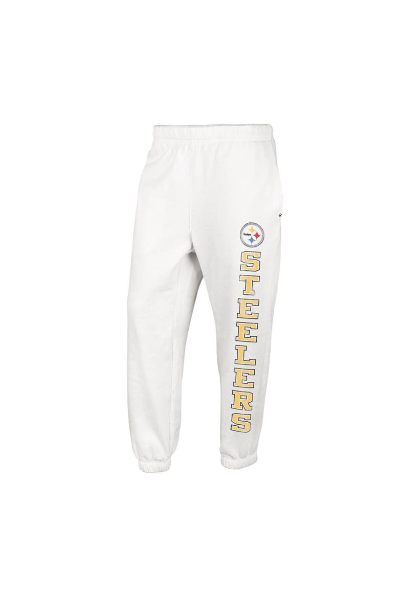 Women's '47 Oatmeal Pittsburgh Steelers Harper Joggers, Alternate, color, Oatmeal