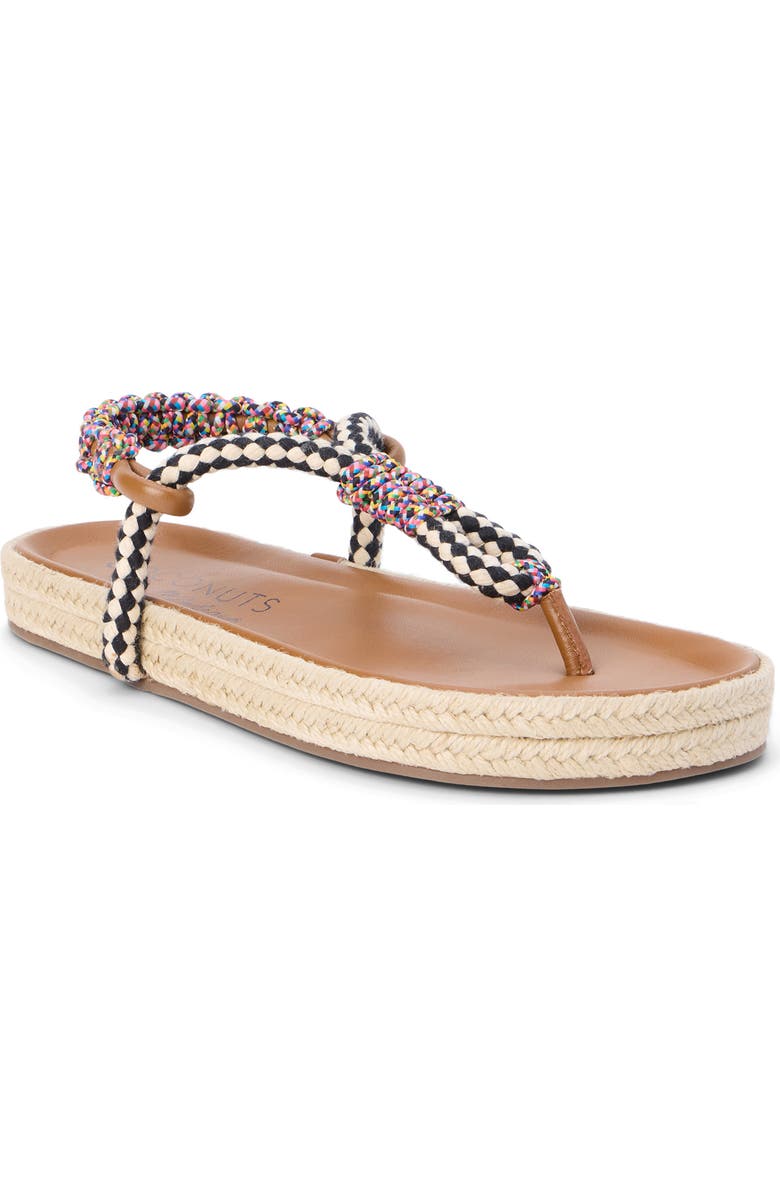 Coconuts by Matisse Celia Platform Sandal, Main, color, Black Multi