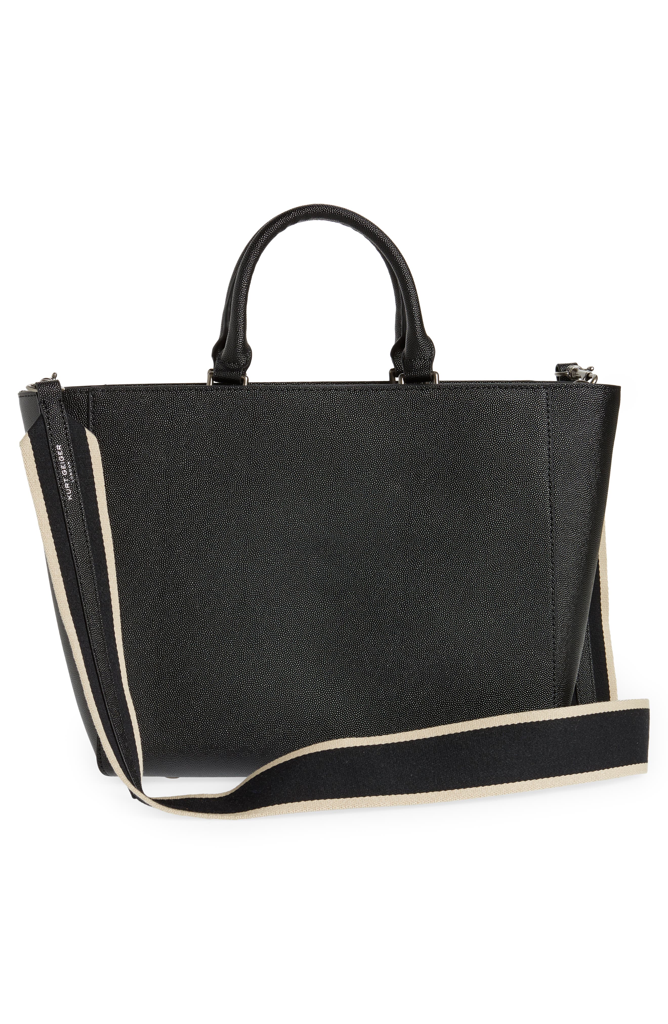 Kurt Geiger London Shoreditch Shopper Pebbled Leather Tote, Alternate, color, 