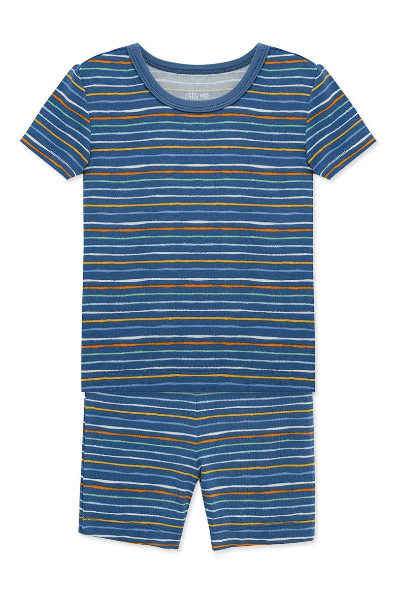 Kids' Ocean 4-Piece Pajama Set, Alternate, color, MULTI