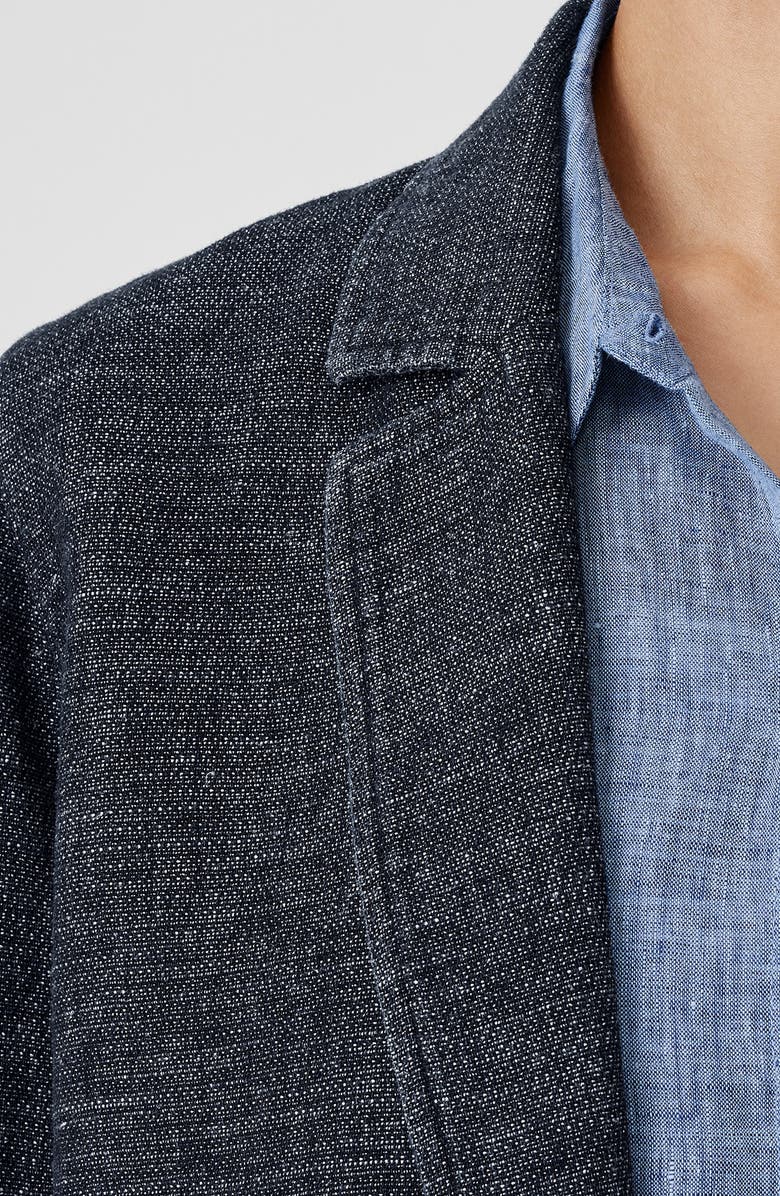 Eileen Fisher Longline Hemp & Organic Cotton Blazer, Alternate, color, 