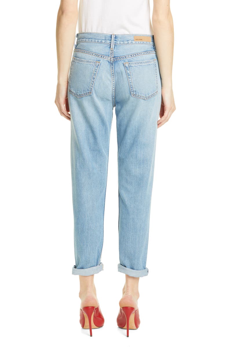 GRLFRND Olivia Ripped Boyfriend Jeans, Alternate, color, 