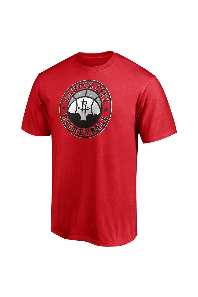 Men's Fanatics Branded Red Houston Rockets Post Up Hometown Collection T-Shirt, Alternate, color, Red