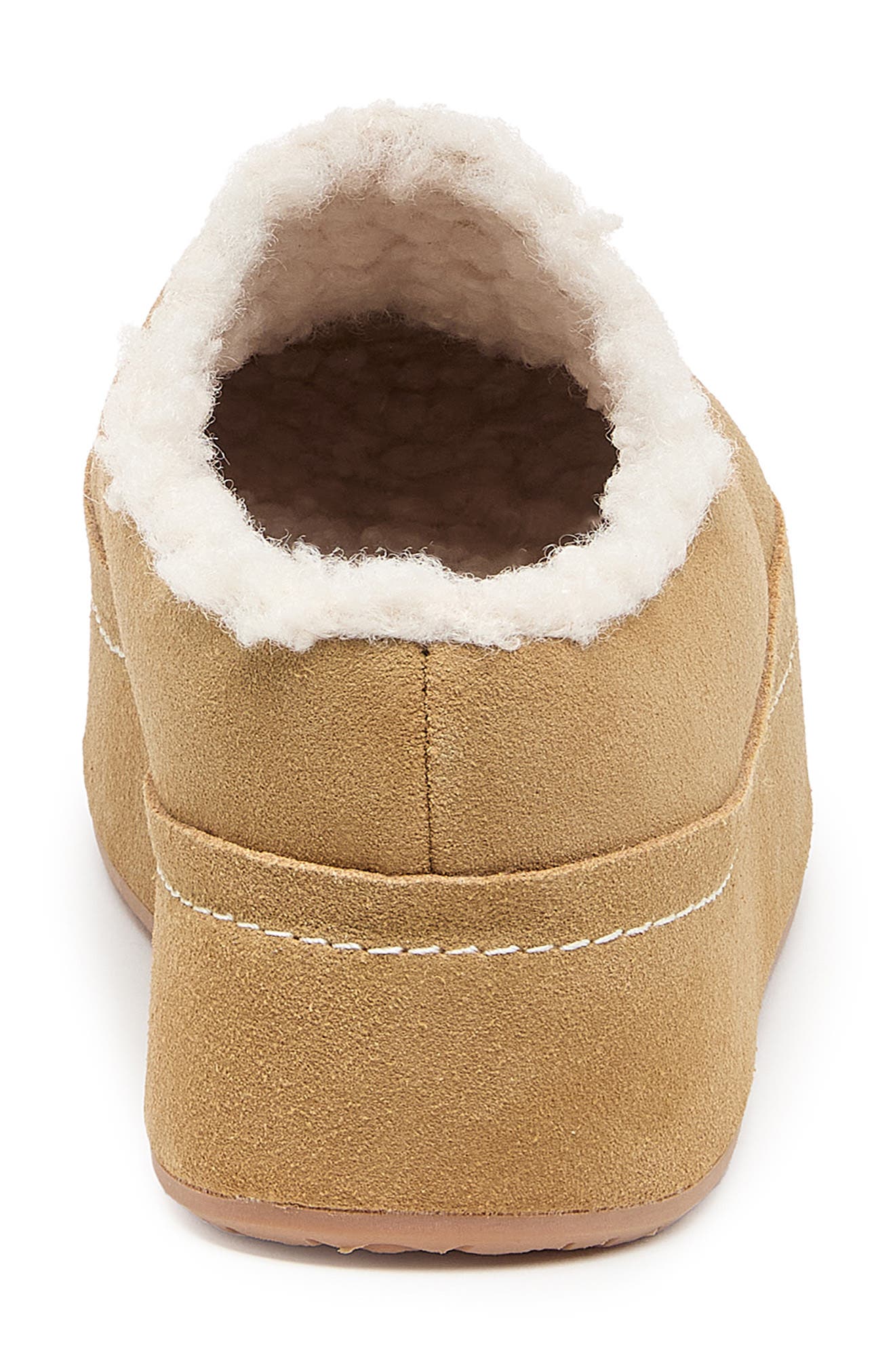 Kelsi Dagger Brooklyn Torrence Faux Shearling Lined Platform Clog, Alternate, color, Bison