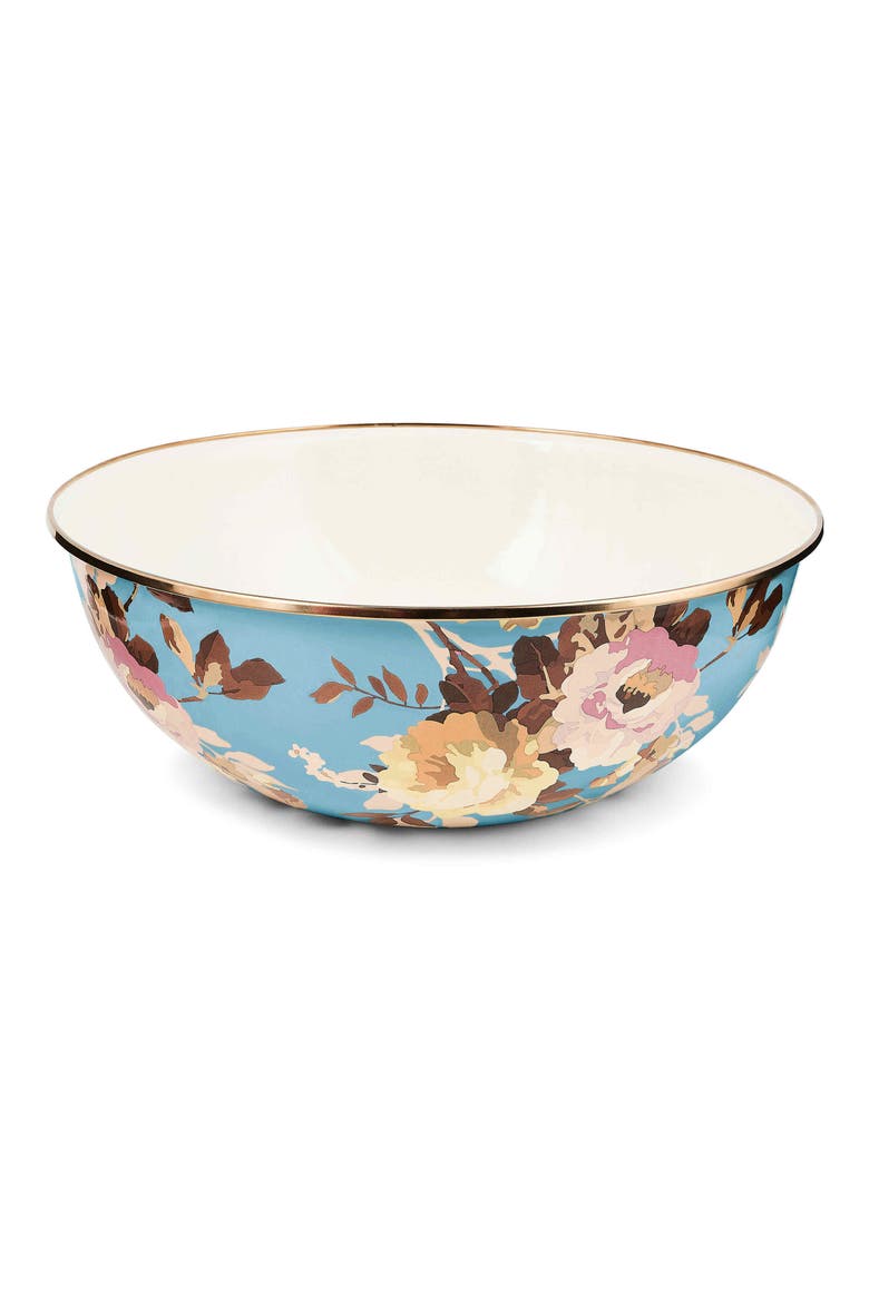 Wild Rose Slate Extra Large Everyday Bowl, Main, color, BLUE