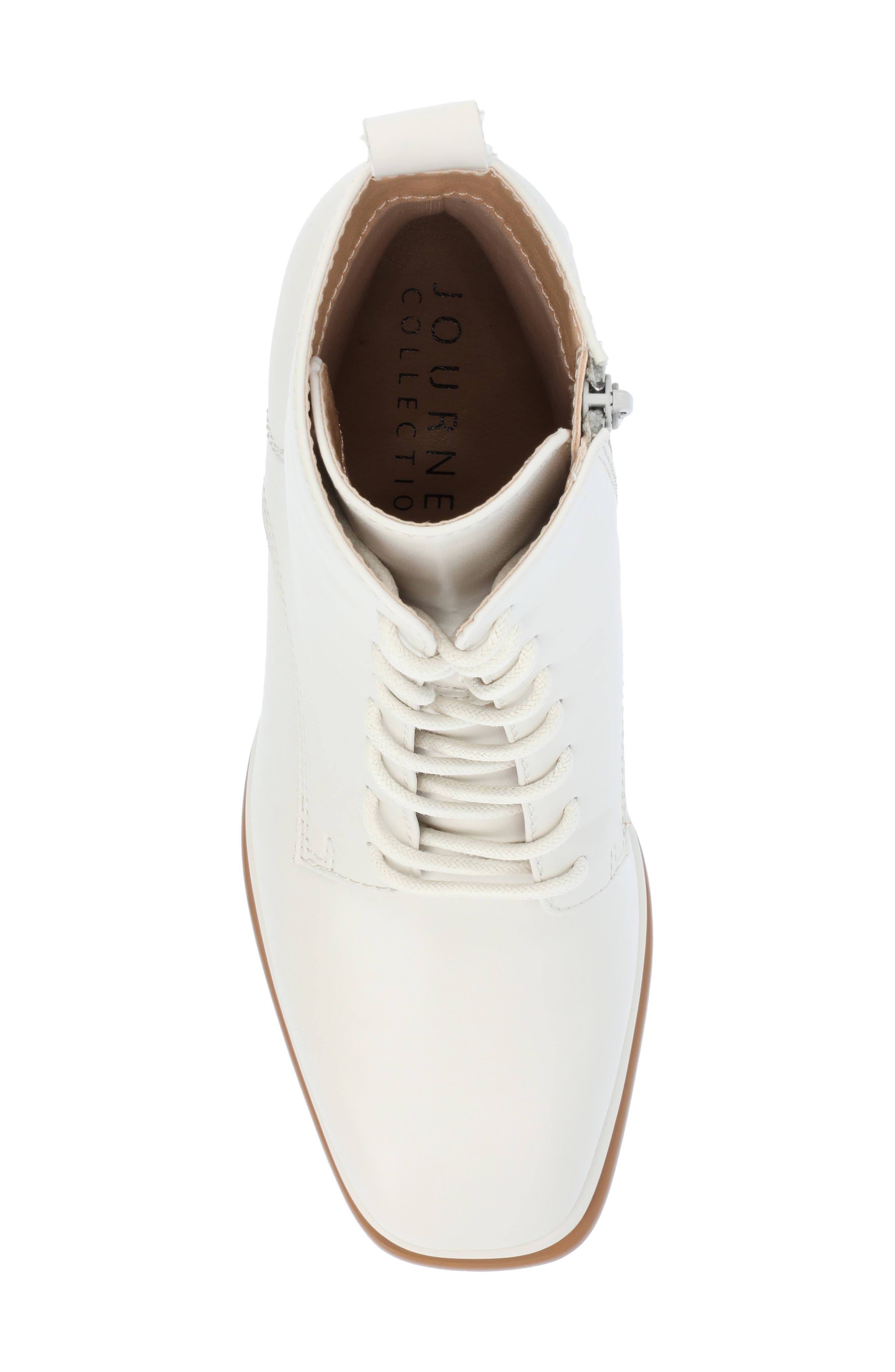 Journee Collection Kalandi Bootie, Alternate, color, Bone