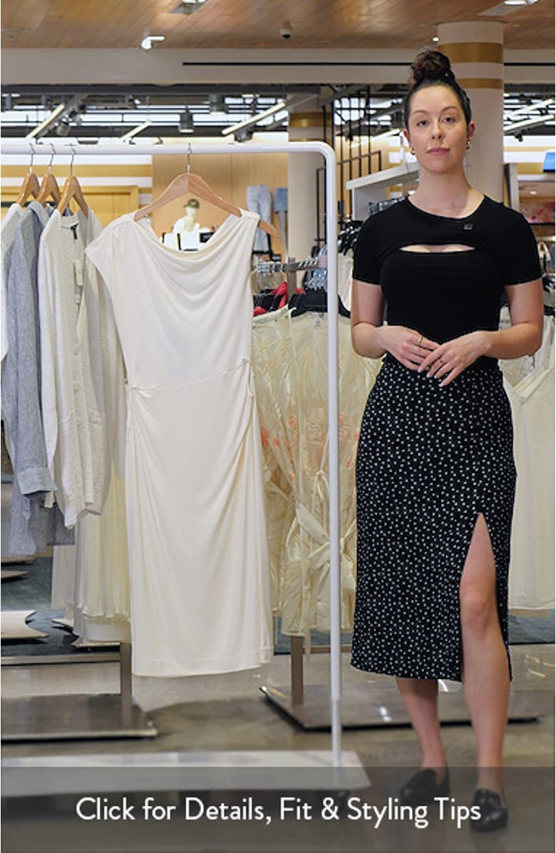 Delaurena Belted Stretch Cotton Shirtdress, sales video thumbnail