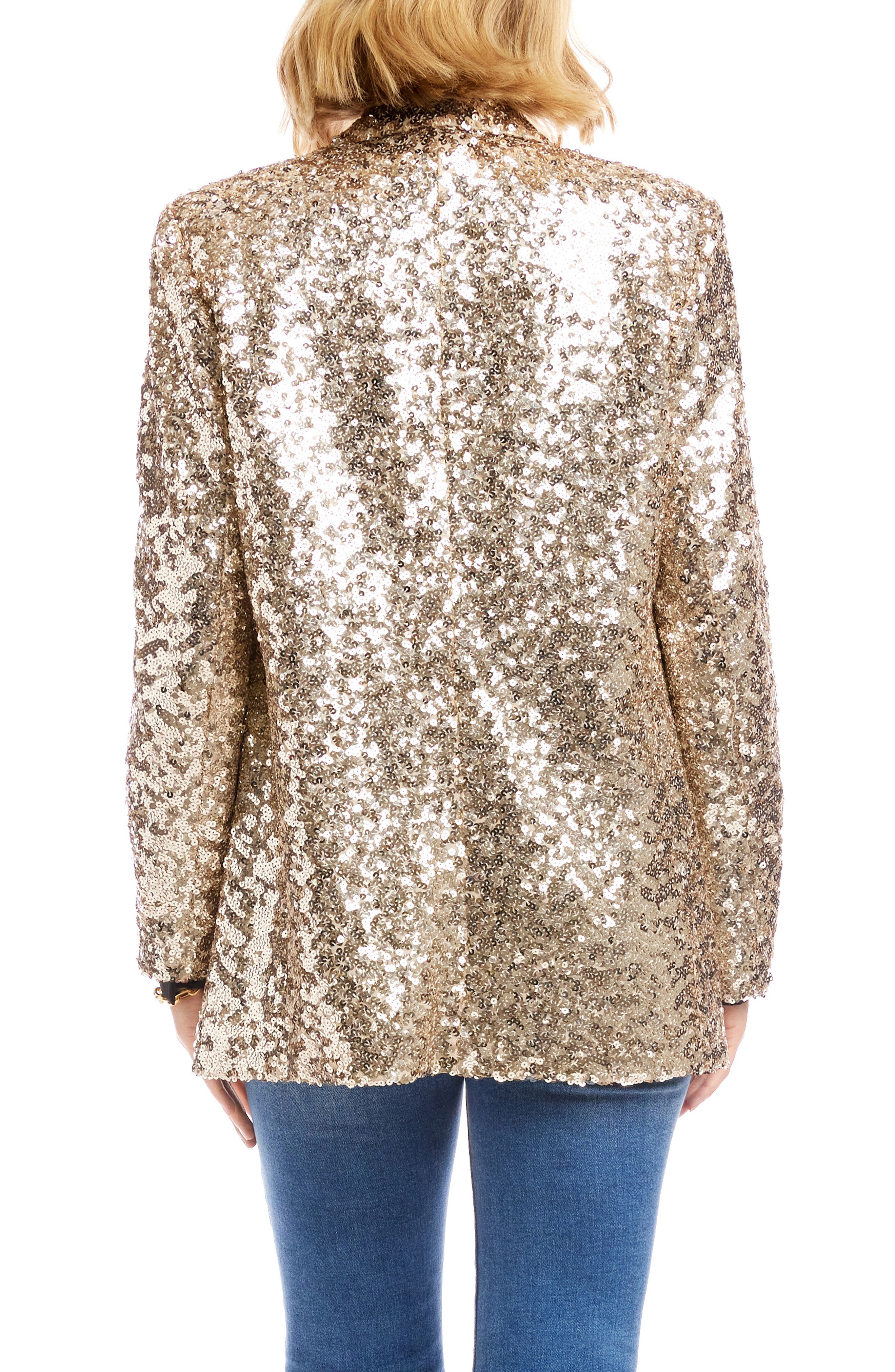 Sequin Open Front Jacket - image 2