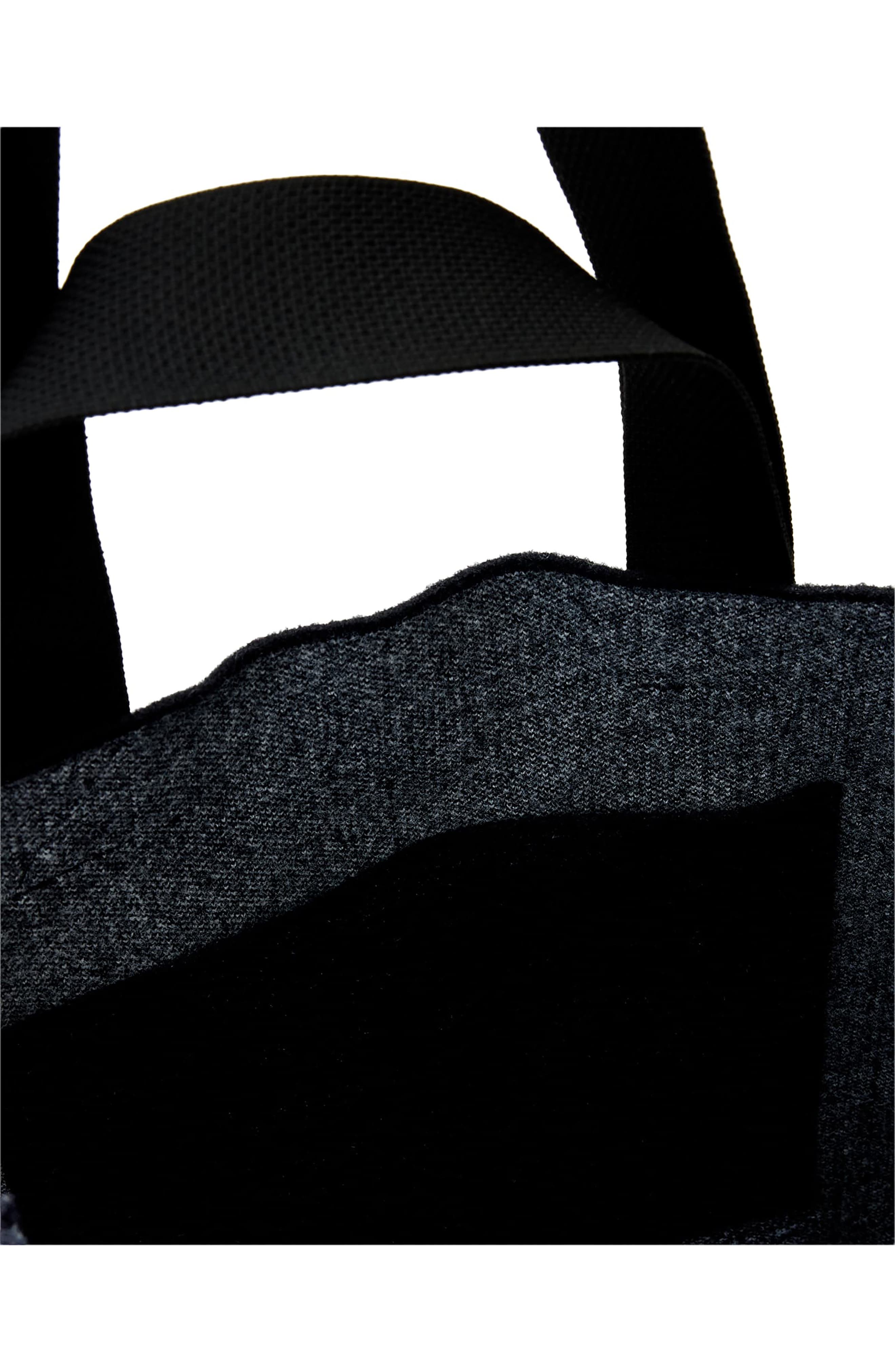 AllSaints Izzy Pretty & Punk Tote, Alternate, color, Black