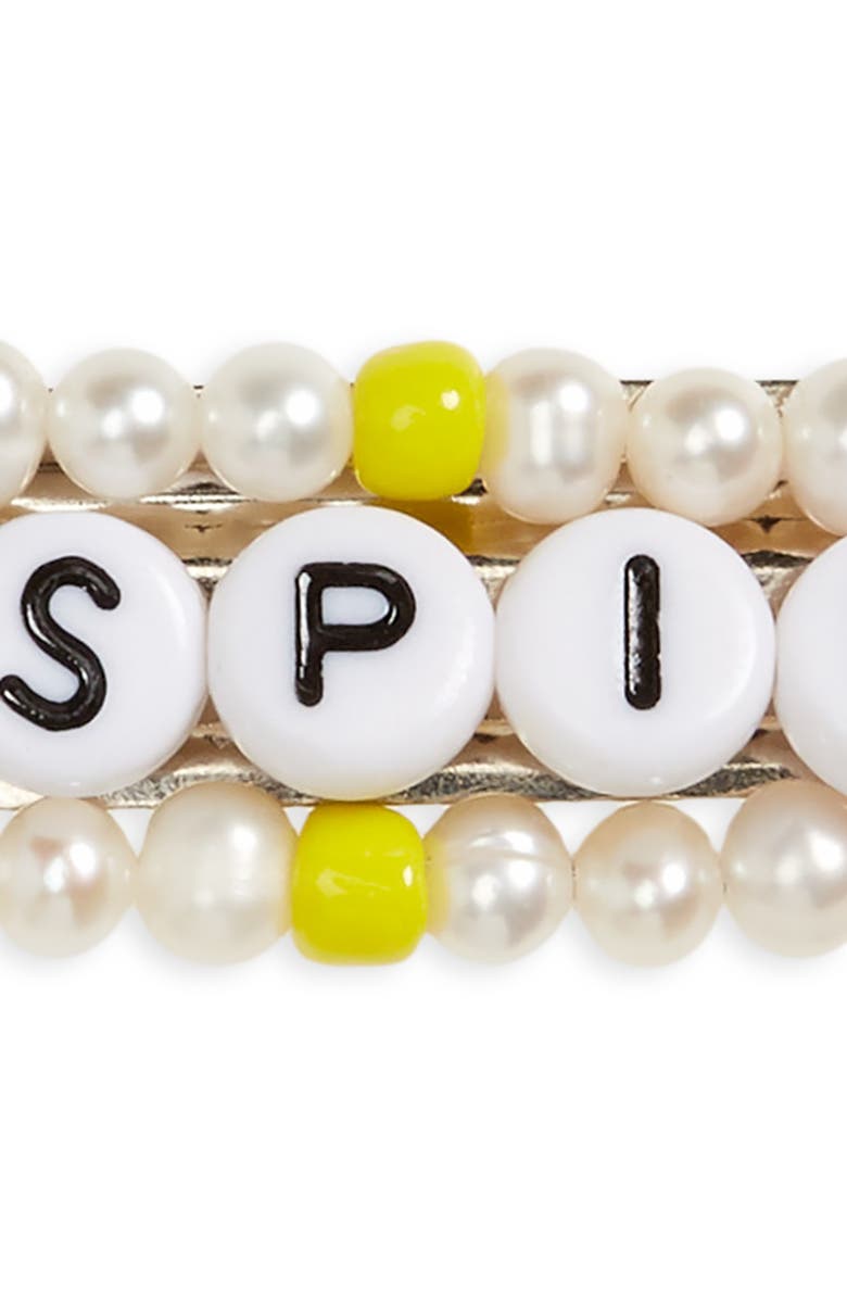 Éliou All the Feels Genuine Pearl Hair Clip, Alternate, color, 