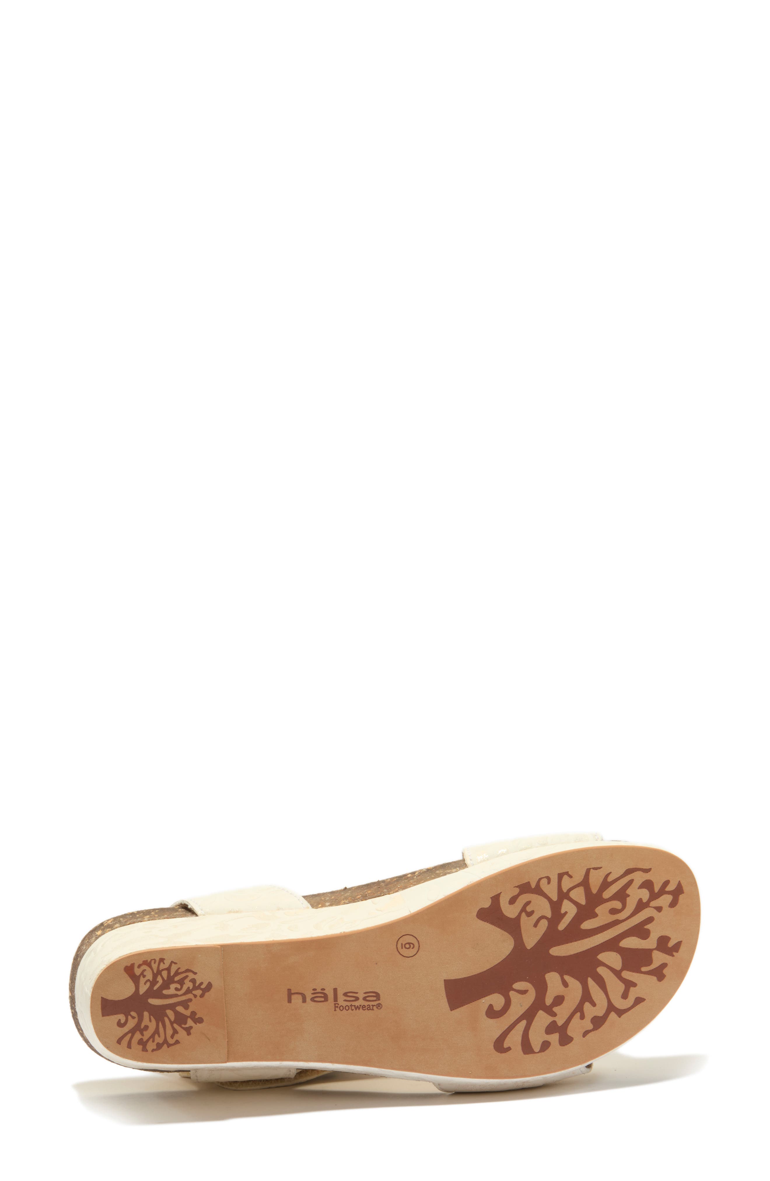 Gisella Wedge Sandal, Alternate, color, IVORY/ BONE