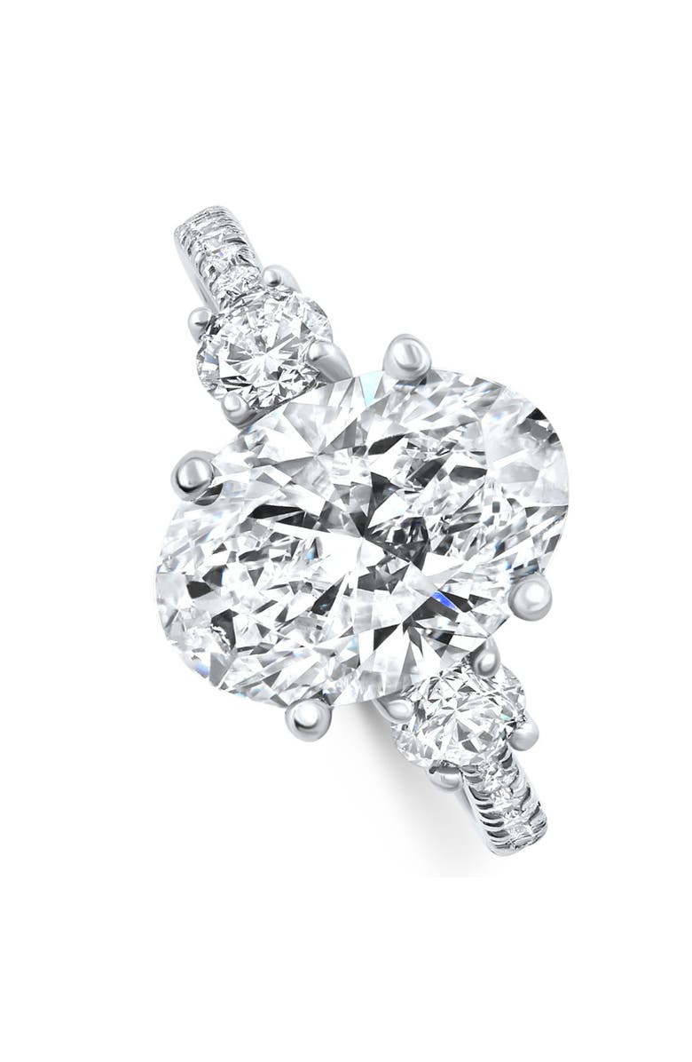 Bliss Diamond Certified 3 1/4Ct Oval Diamond Engagement Ring 14k Gold Lab Grown, Alternate, color, 