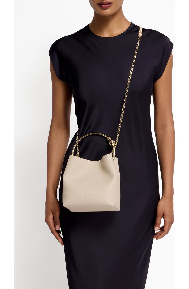 Strathberry The Circus Top Handle Leather Bucket Bag, Alternate, color,