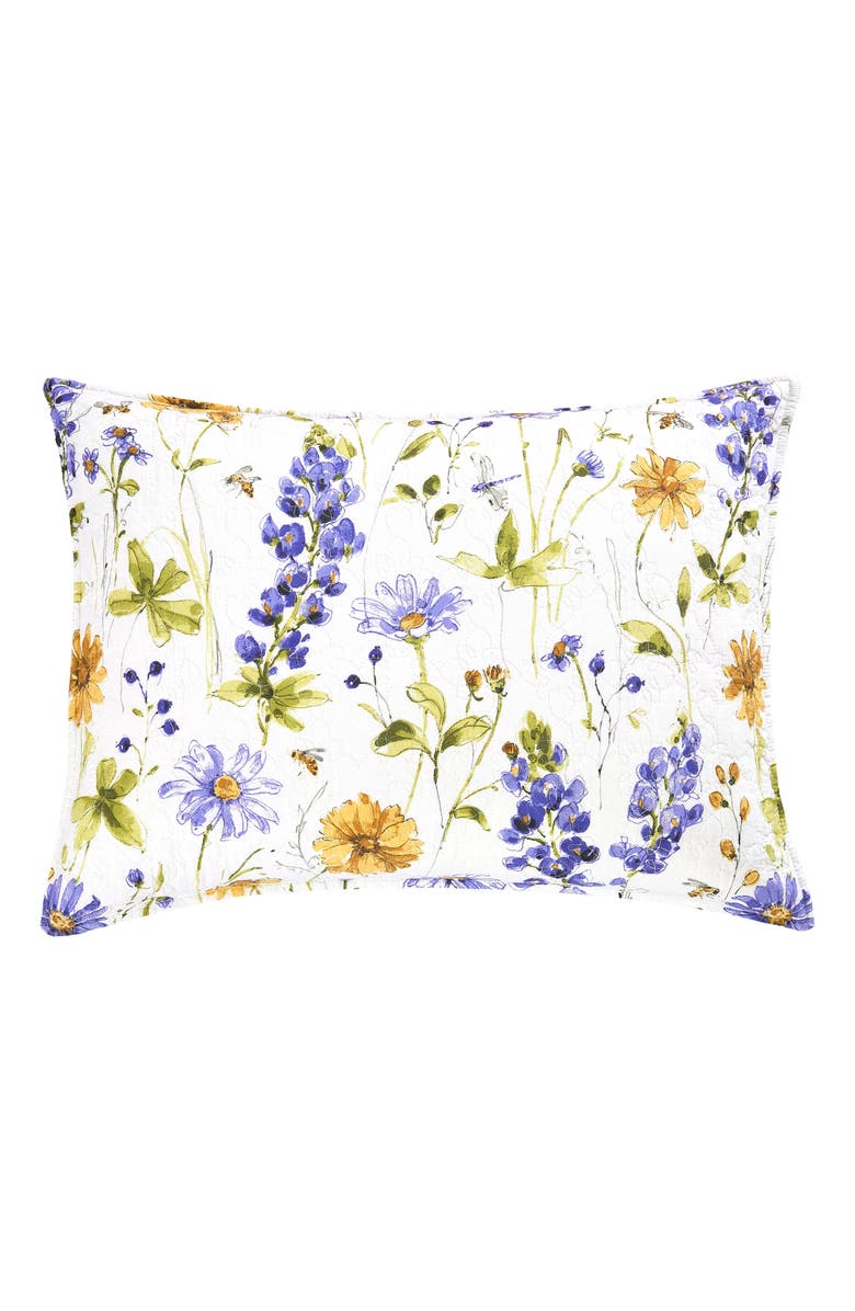 C&F Home Lovely Blues Floral Cotton Quilt Bedding Set, Alternate, color, Purple