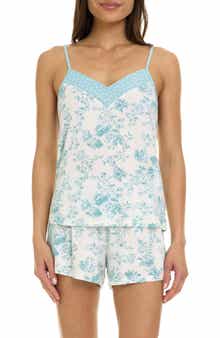 Flora By Flora Nikrooz Amari Camisole, Shorts & Pants 3-Piece Pajamas
