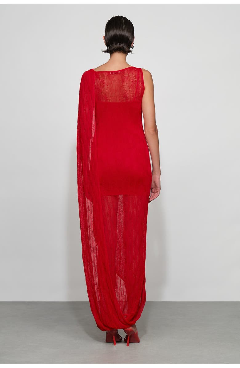 Et Ochs Lane Knit Midi Dress, Alternate, color, Tomato