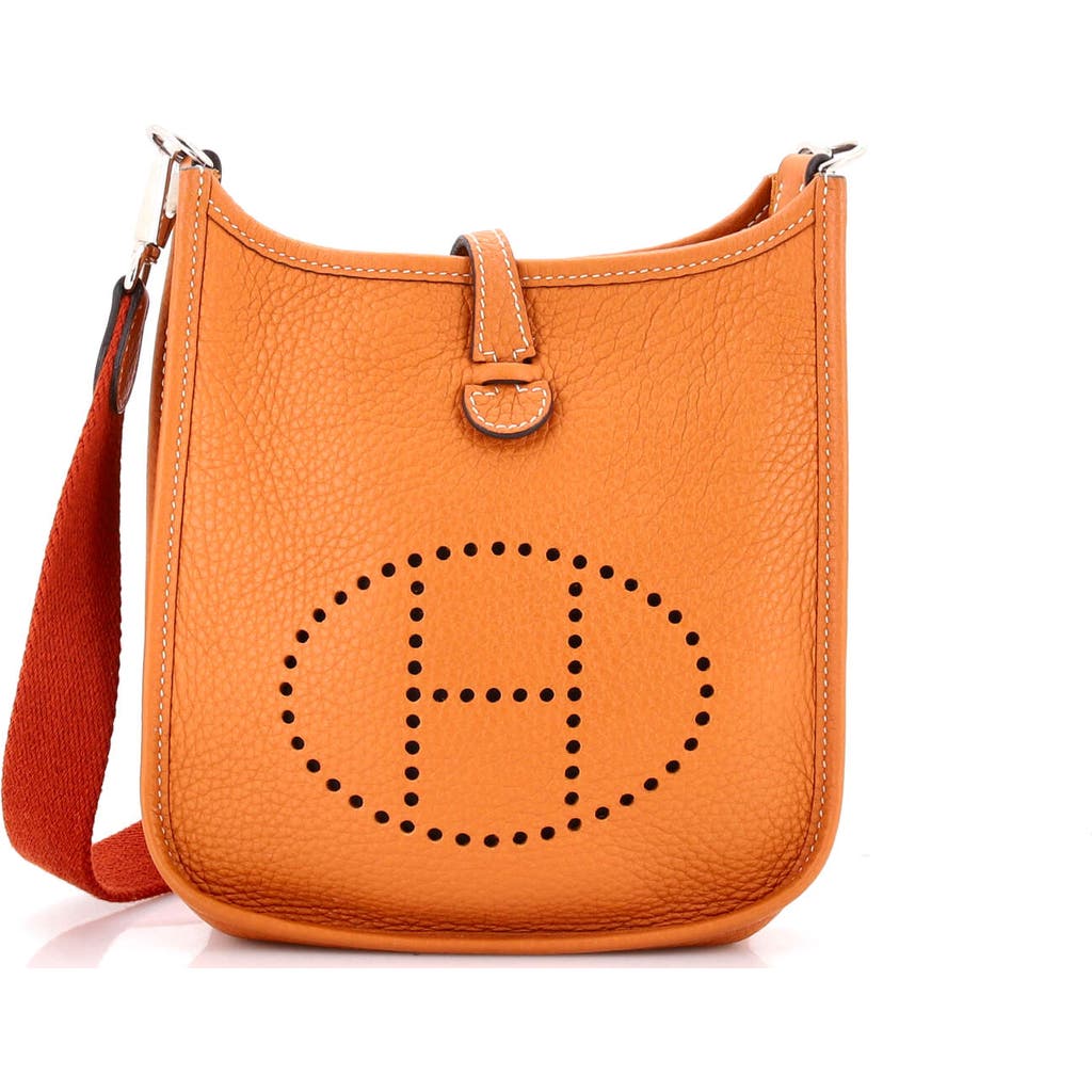 Pre-owned Hermes Hermes Evelyne Bag Gen Iii Clemence Tpm In Brown