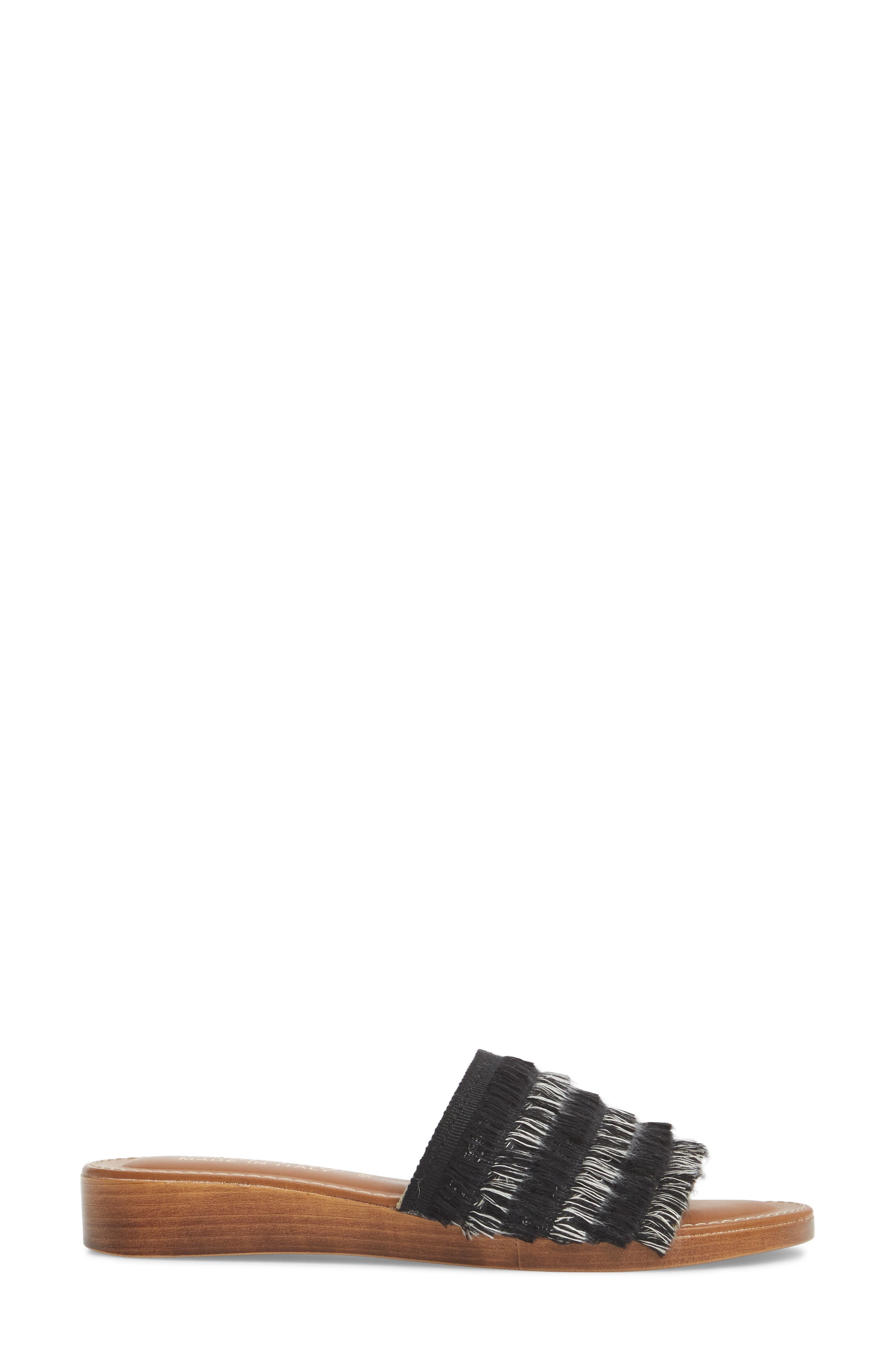 Abi Slide Sandal, Alternate, color, BLACK FABRIC