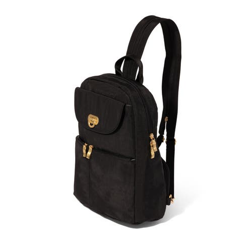 Baggallini Coastal Flip Lock Day Pack In Multi