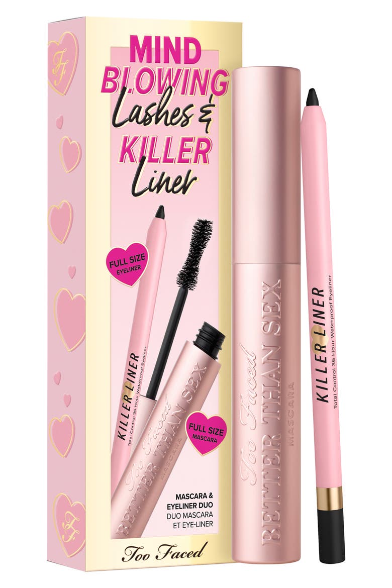 Full Size Better Than Sex Volumizing Mascara & Killer Liner Eyeliner Set-$46 Value (Nordstrom Exclusive), Alternate, color, NO COLOR
