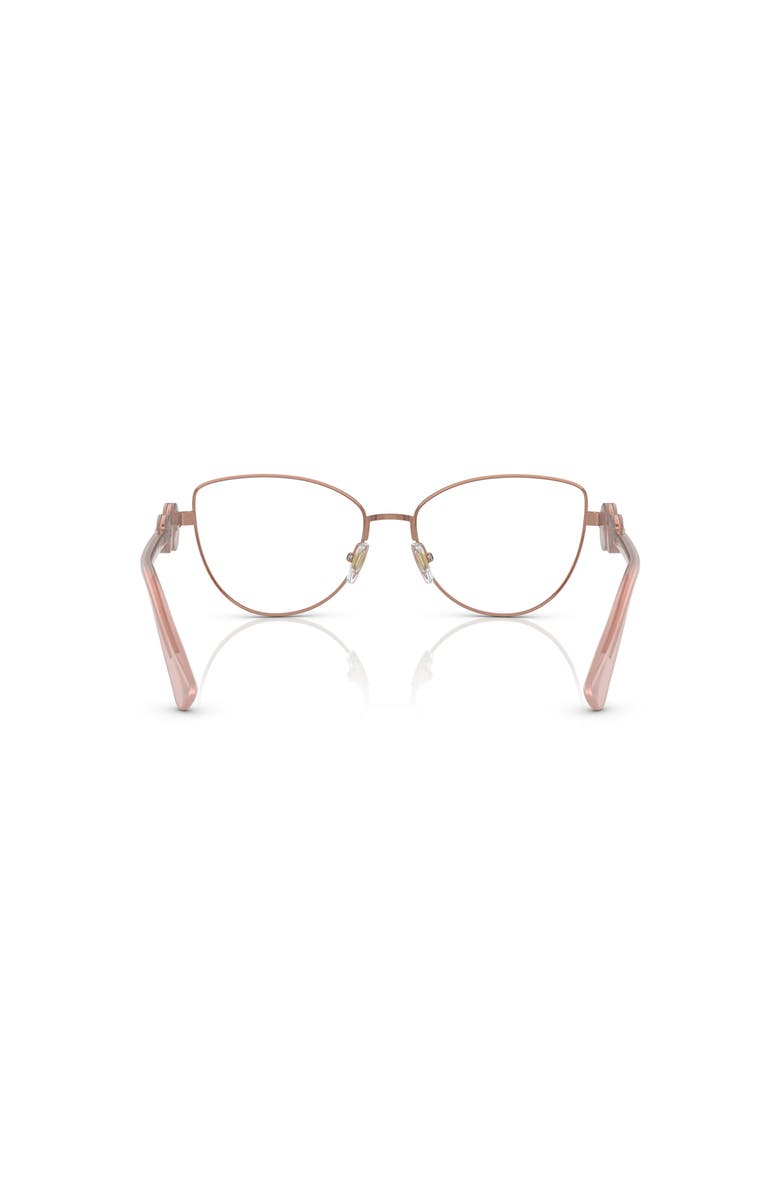 Versace 55mm Cat Eye optical glasses, Alternate, color, Pink