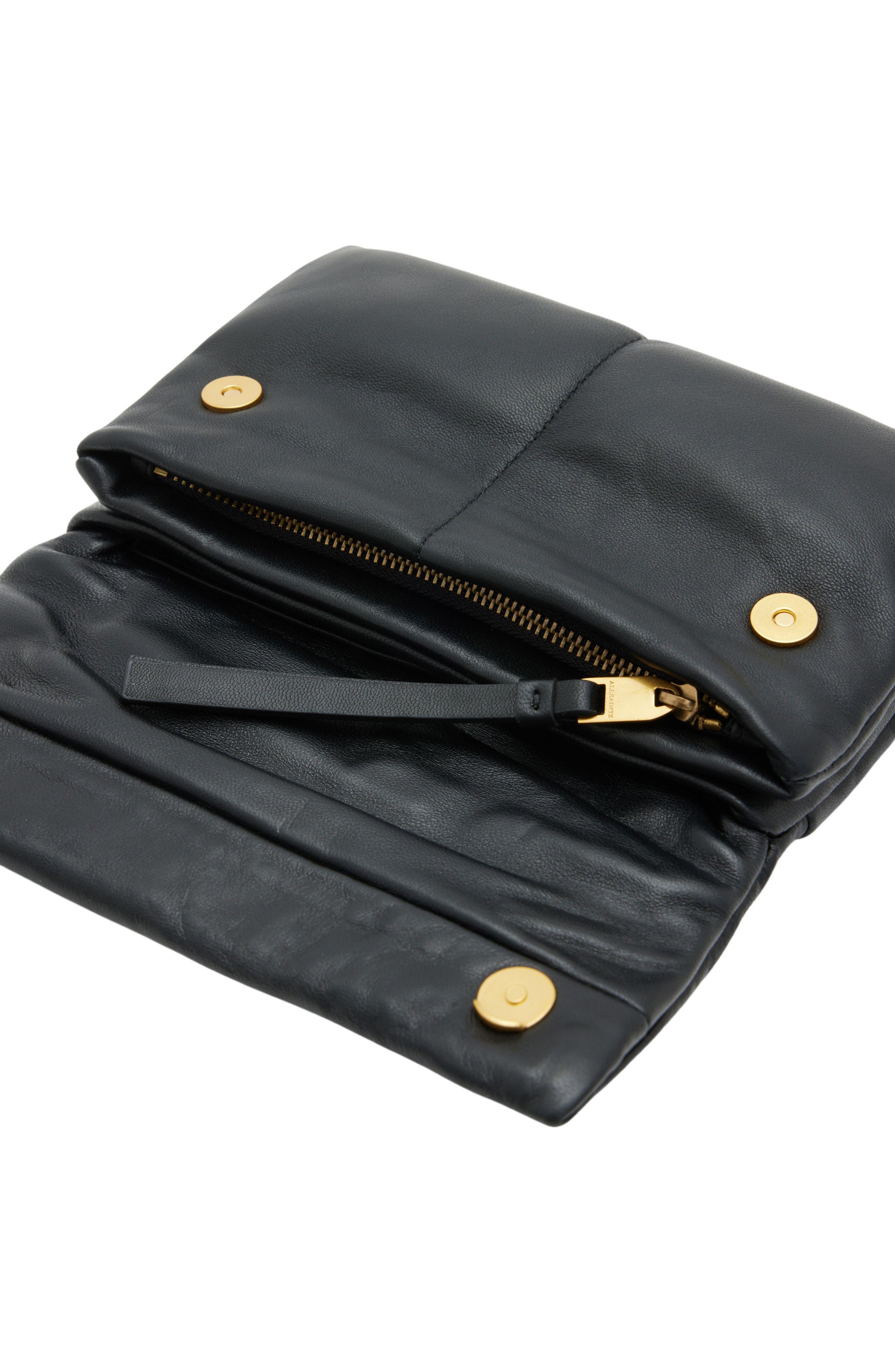 AllSaints Ezra Stud Leather Crossbody Bag, Alternate, color, 