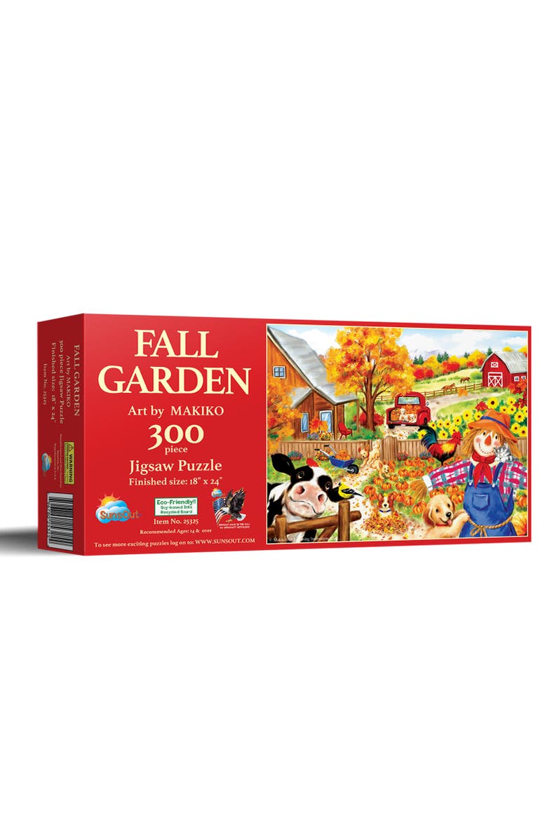 Sunsout Fall Garden 300 piece Jigsaw Puzzle for Adults, Main, color, Multicolor