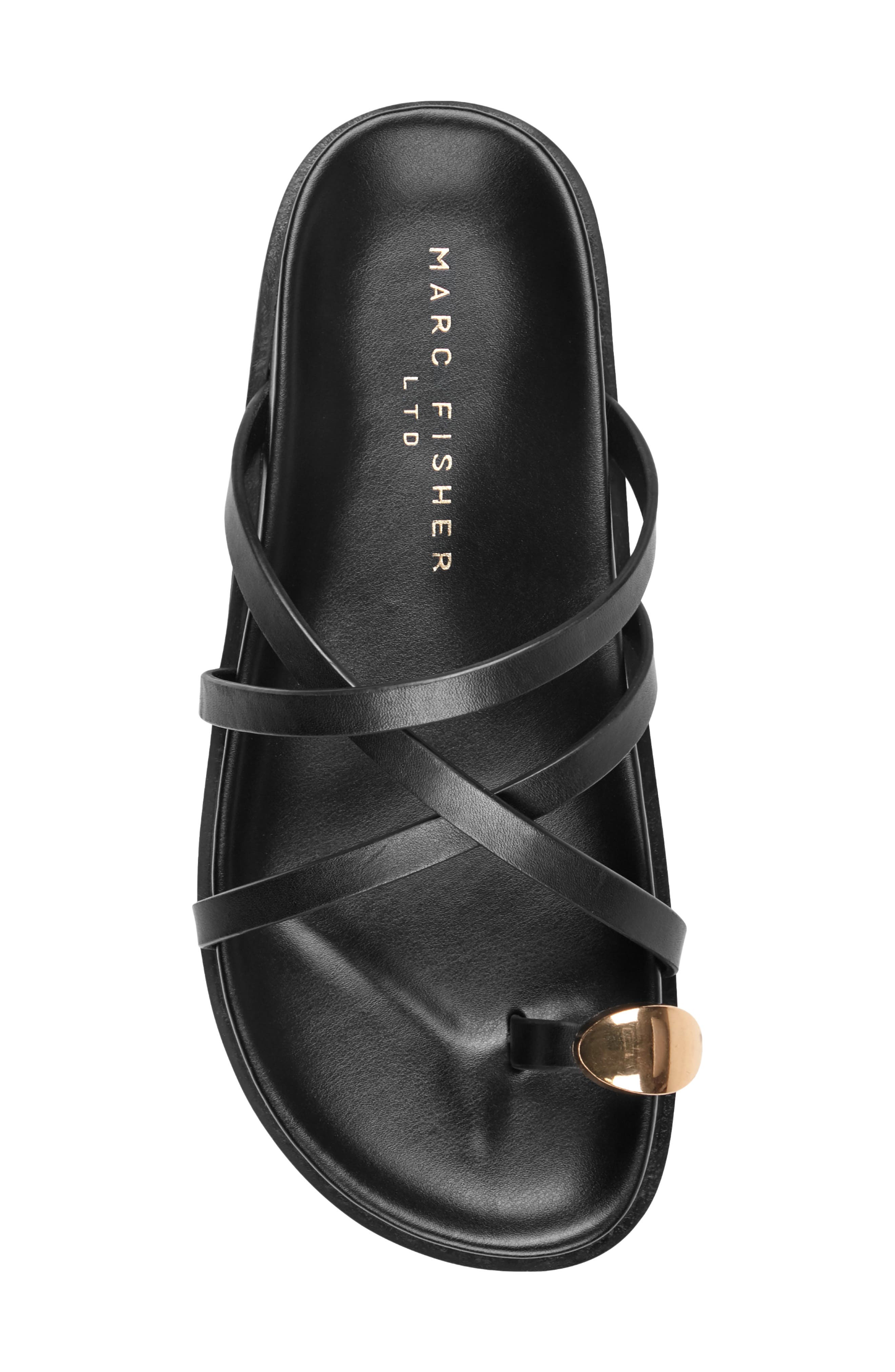 Marc Fisher LTD Braidey Slide Sandal, Alternate, color, Blk01