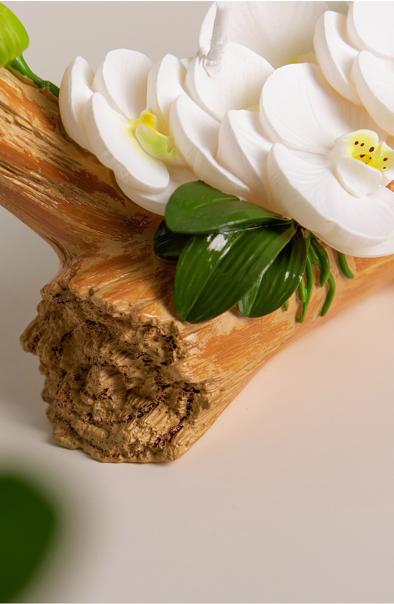 Southlake gifts Orchid Arrangement Candle, Alternate, color, White