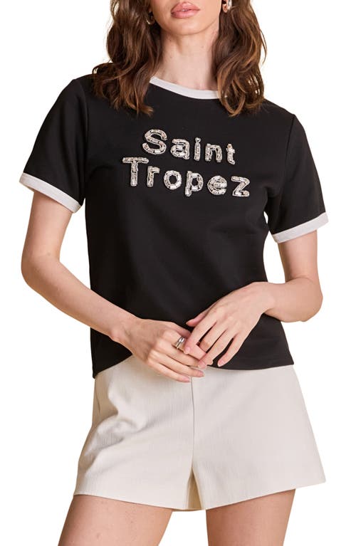 Endless Rose Saint Tropez Beaded T-shirt