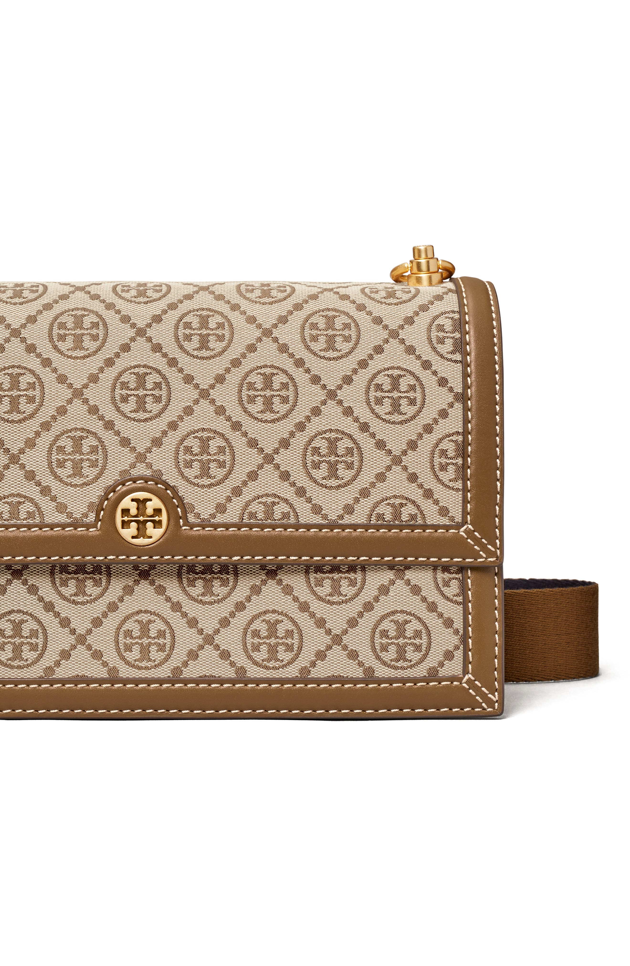 Tory Burch T Monogram Jacquard Shoulder Bag, Alternate, color, 