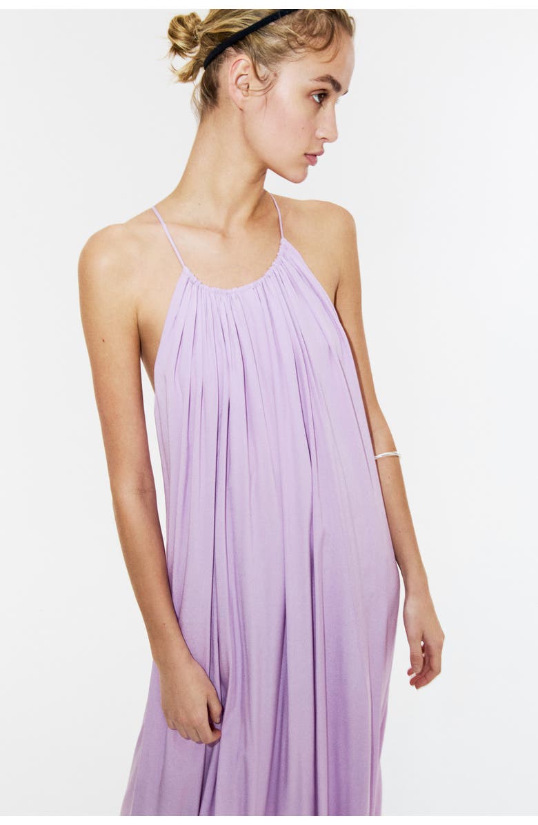 H&M A-line viscose dress, Alternate, color, Light Purple
