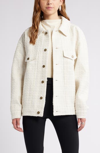 ジャケット・アウター RANDEBOO cape tweed jacket (ivory) RANDEBOO cape tweed jacket (ivory) - メルカリ