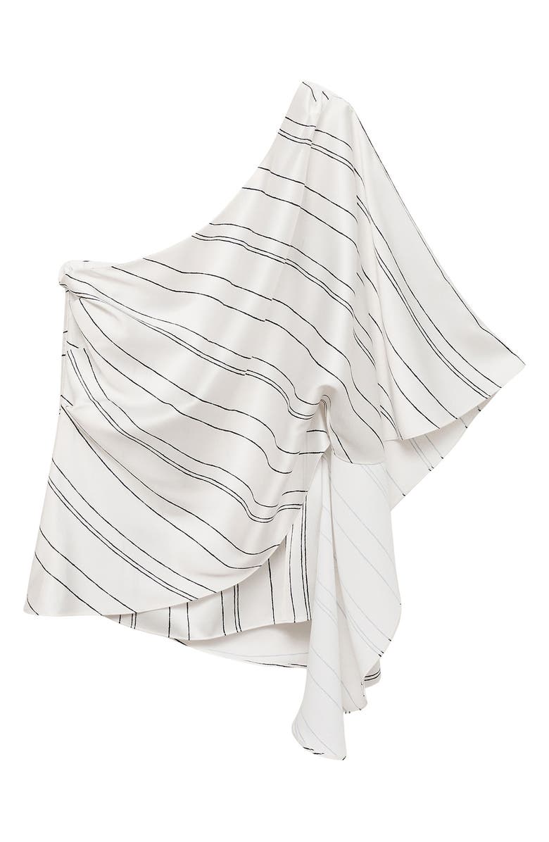 MANGO Stripe Asymmetric Top, Main, color,