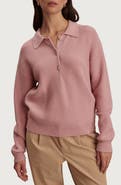 Varley Marlie Half Placket Knit Polo Sweater