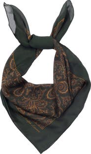 Lauren Ralph Lauren Paisley Silk Square Scarf