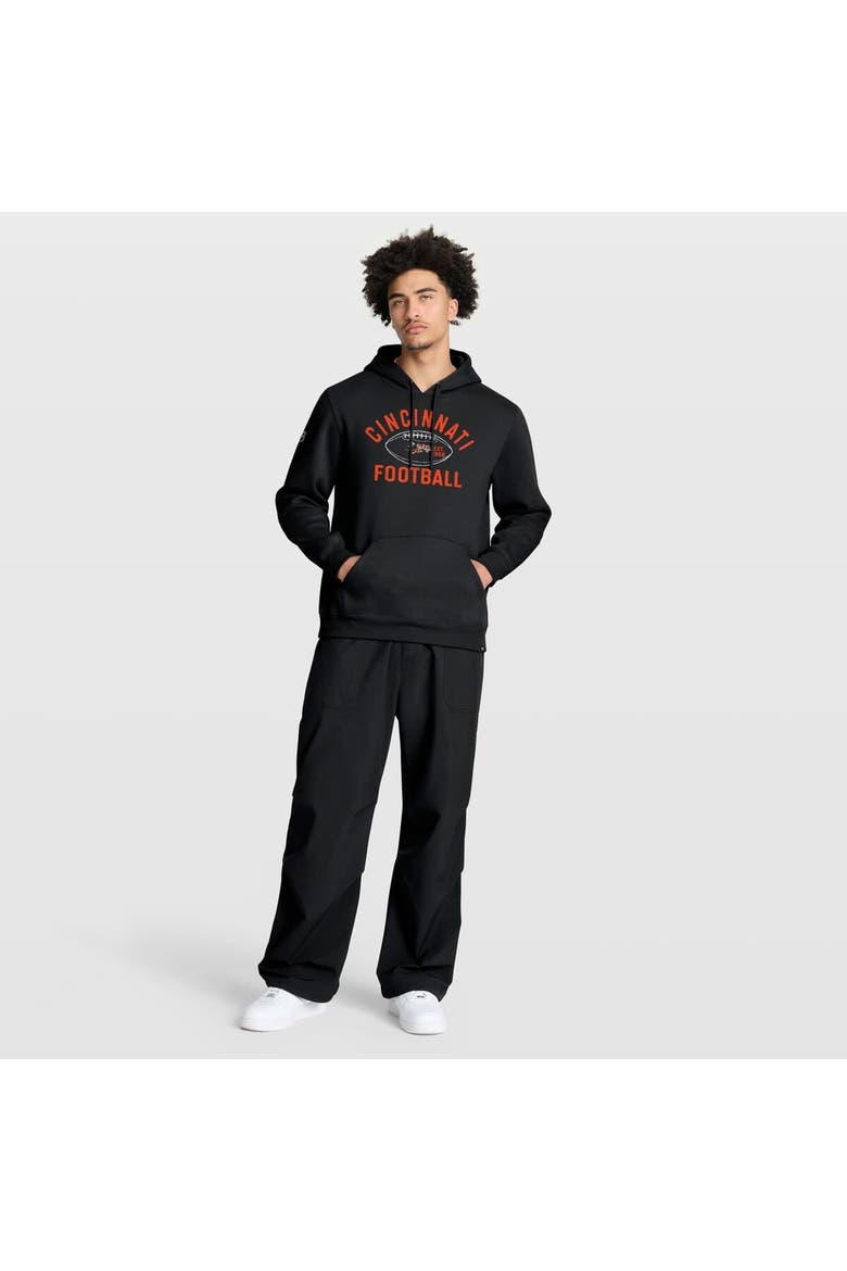 Men's Fanatics Black Cincinnati Bengals Fumblerooski Legacy Pullover Hoodie, Alternate, color, Black