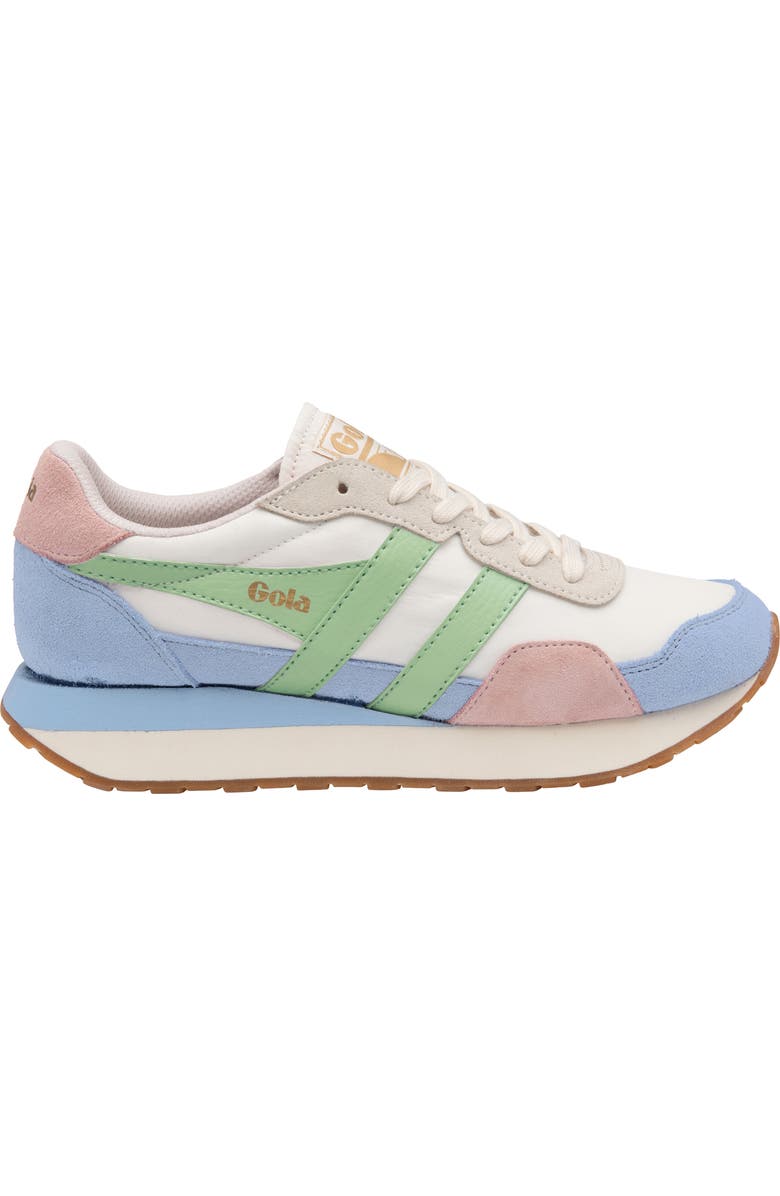 Gola Indiana Sneaker, Alternate, color, Off White/ Blue/ Green